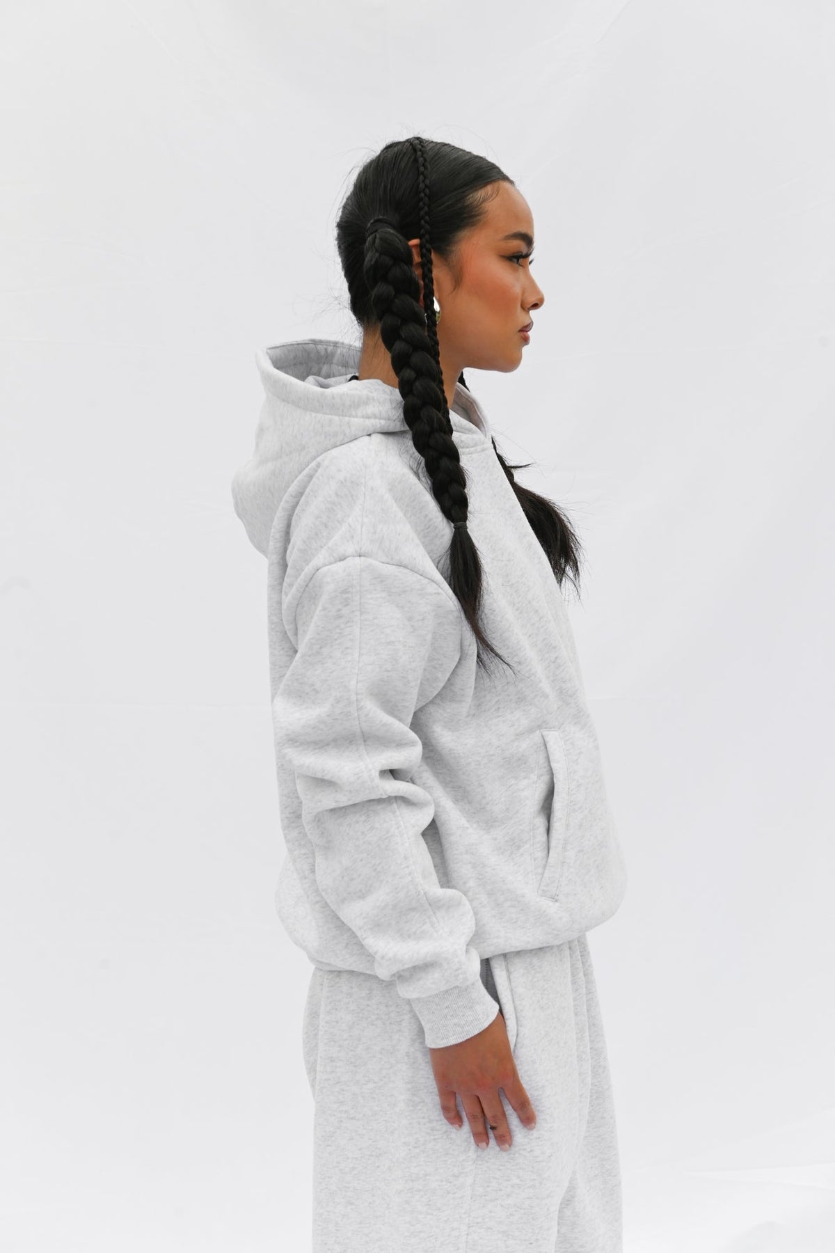 Essentials Hoodie (Marle White)
