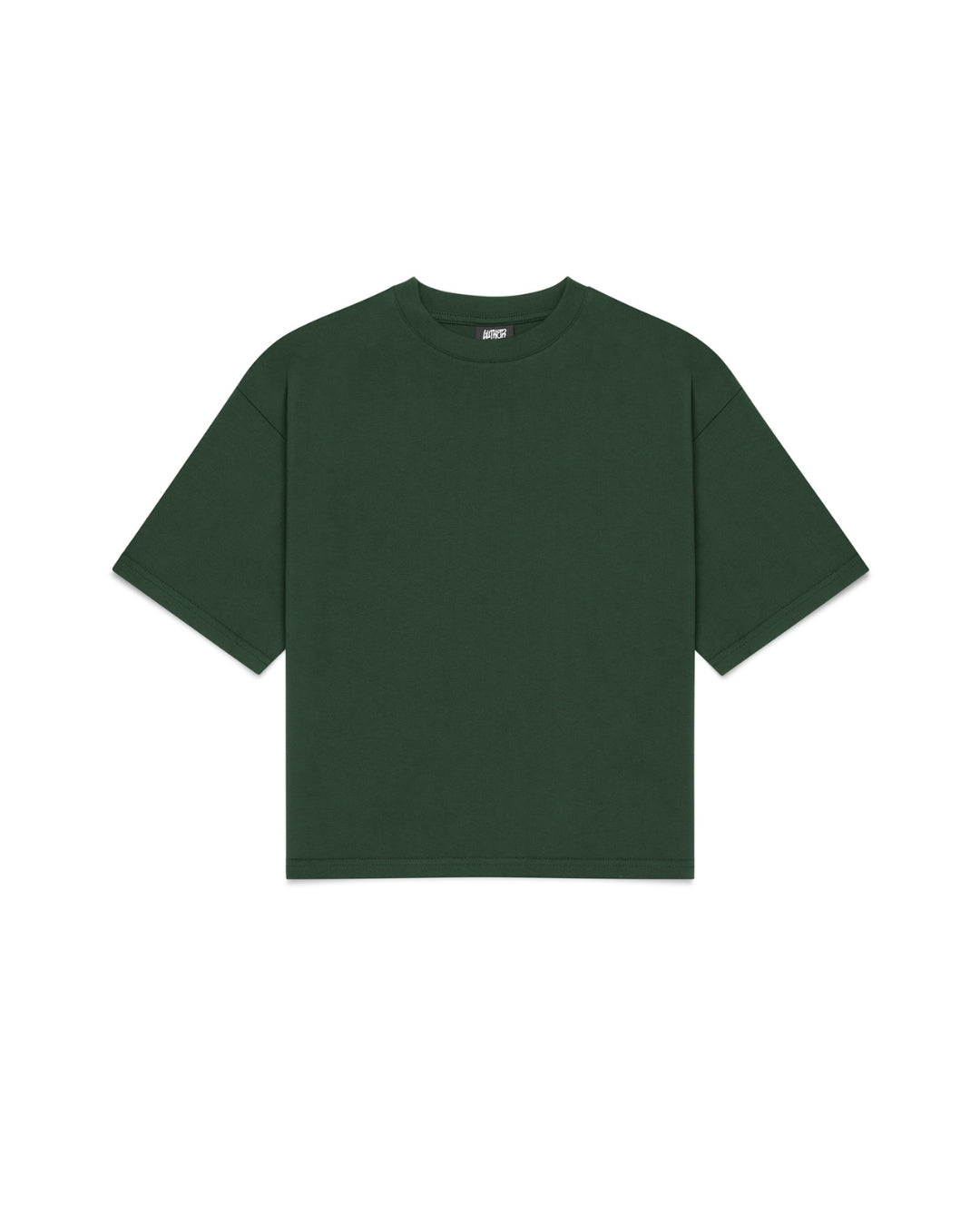Cropped Basic Tee (Forest Green)