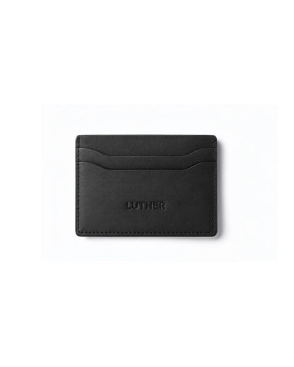 Leather Card Holder (Black)