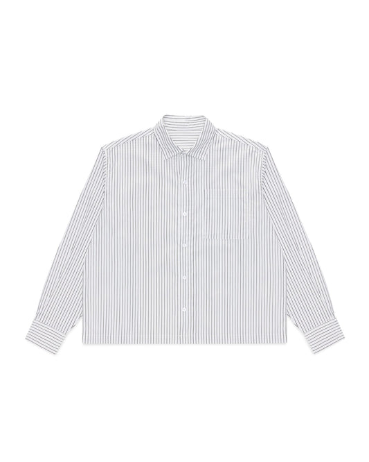 Striped Long Sleeve Shirt (Black/White)