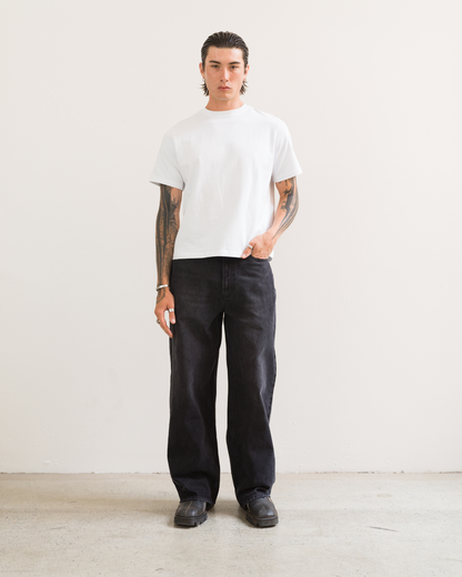 Wide Leg Jeans (Vintage Black)