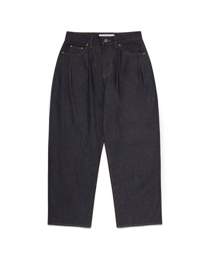 Baggy Raw Denim (Blue Black)