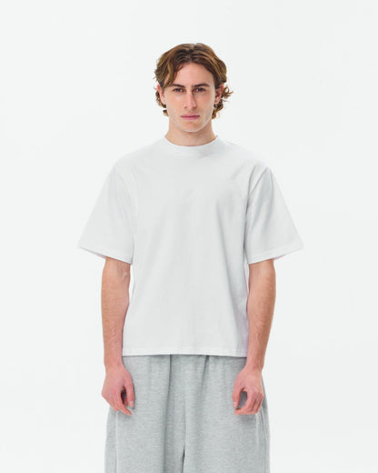 Cropped Basic Tee (White)