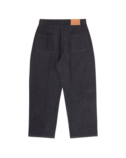 Baggy Raw Denim (Blue Black)