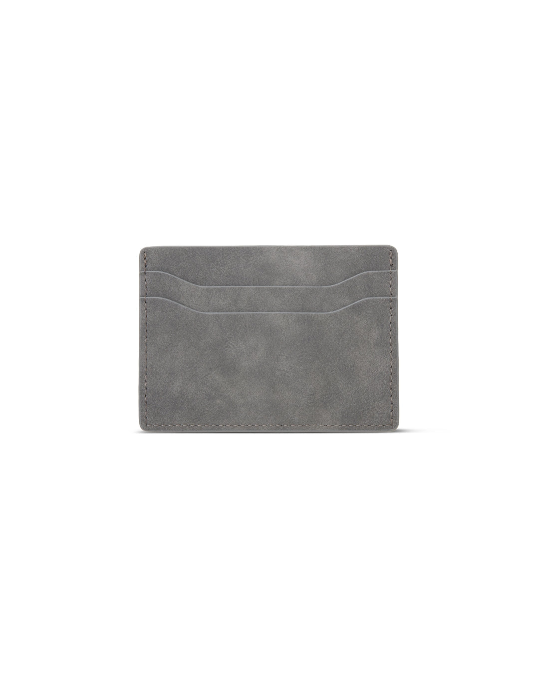 Suede Card Holder (Grey)