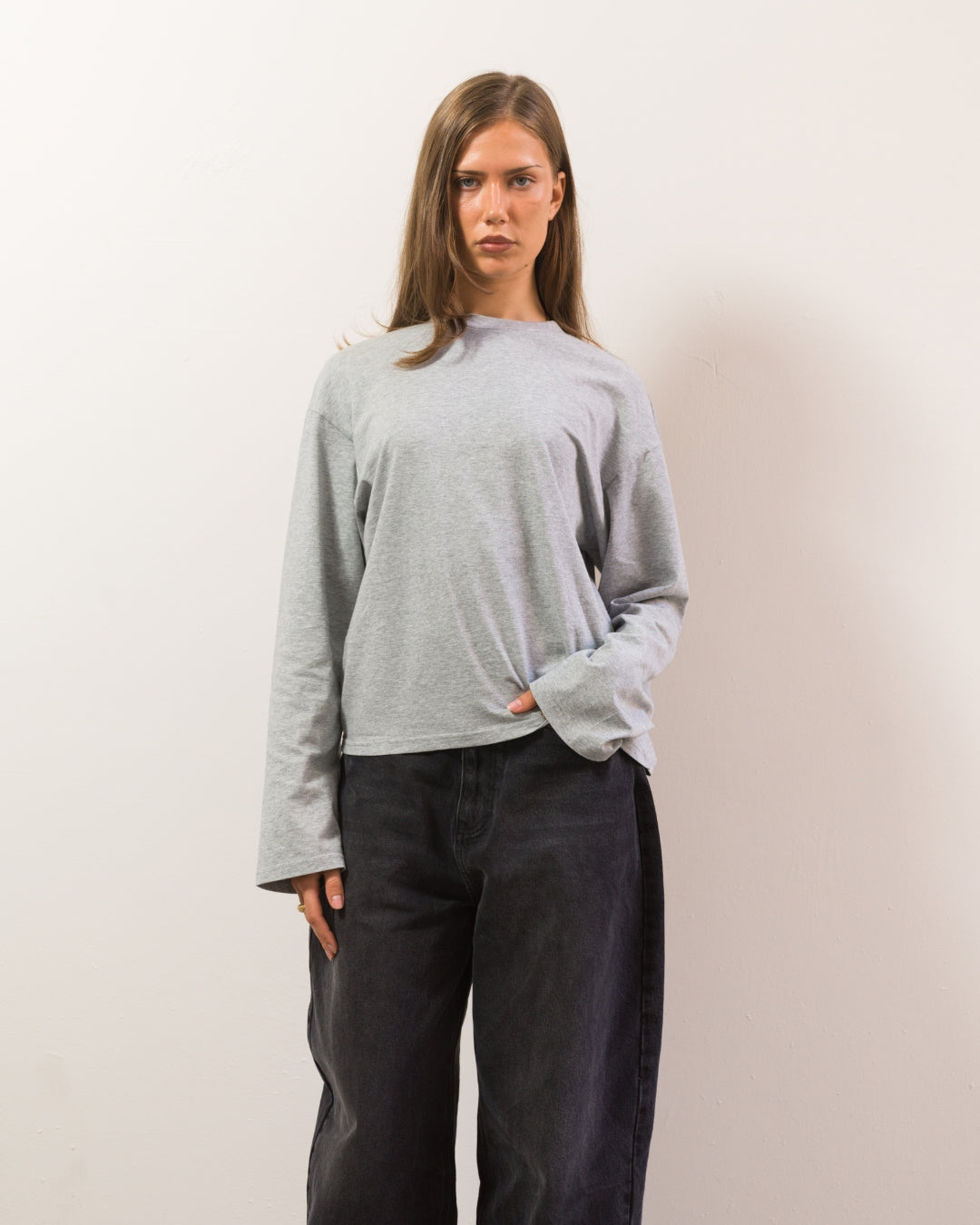 Long Sleeve Tee (Marle Grey)
