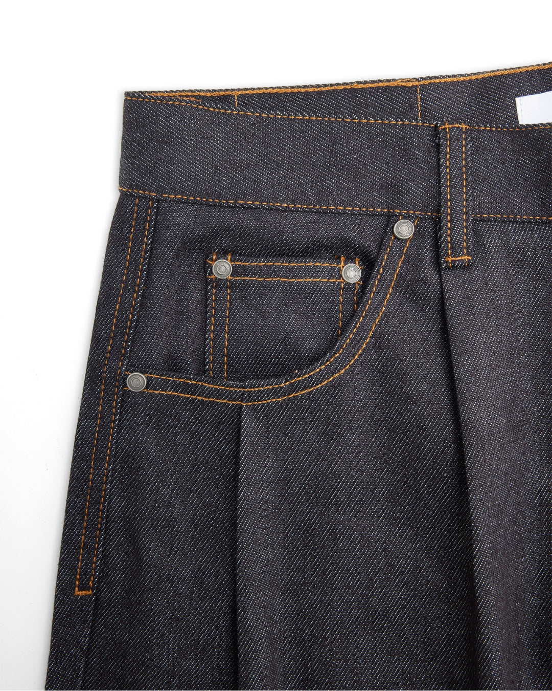 Baggy Raw Denim (Blue Black)