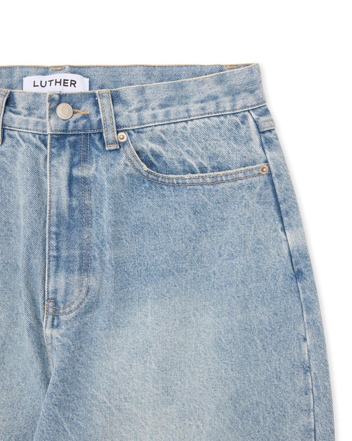 Regular Fit Jeans (Washed Blue)