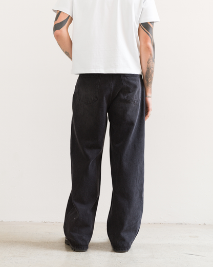 Wide Leg Jeans (Vintage Black)