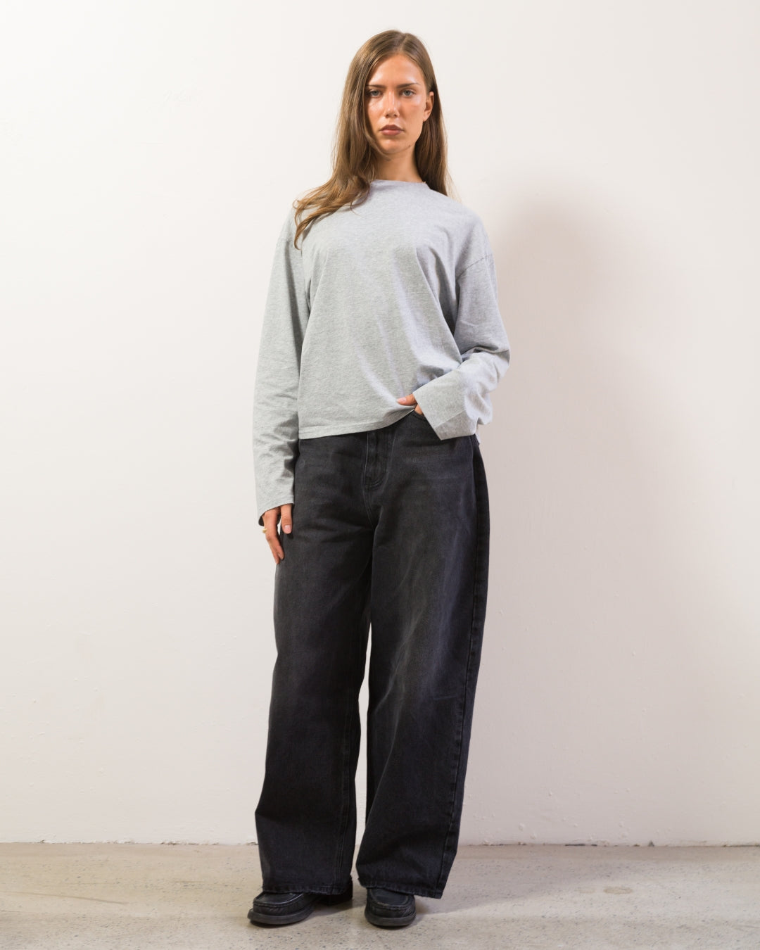 Long Sleeve Tee (Marle Grey)