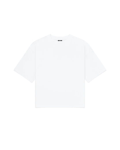 Cropped Basic Tee (White)