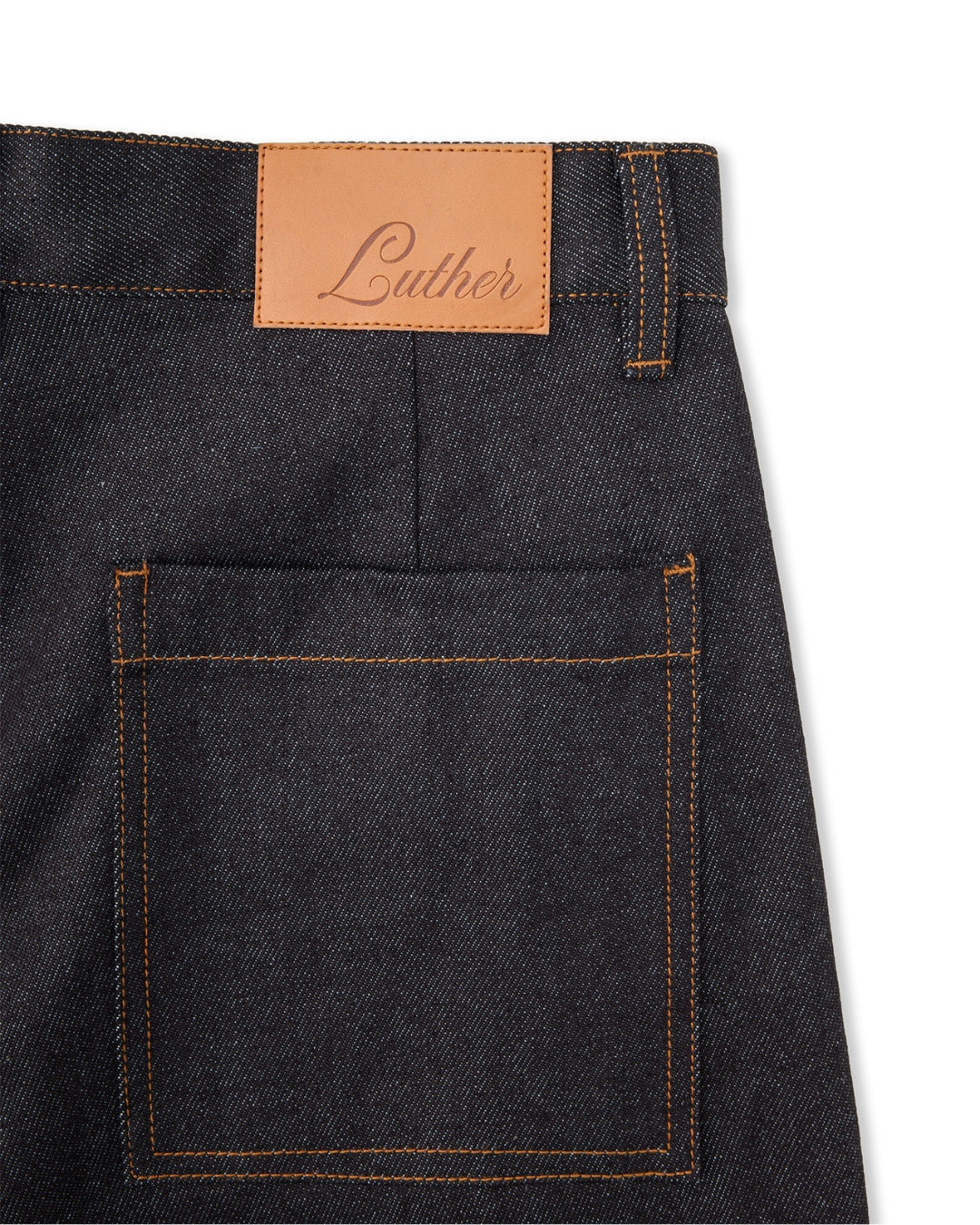 Baggy Raw Denim (Blue Black)