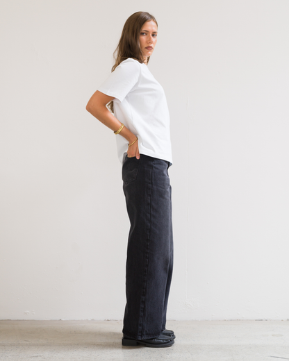 Wide Leg Jeans (Vintage Black)