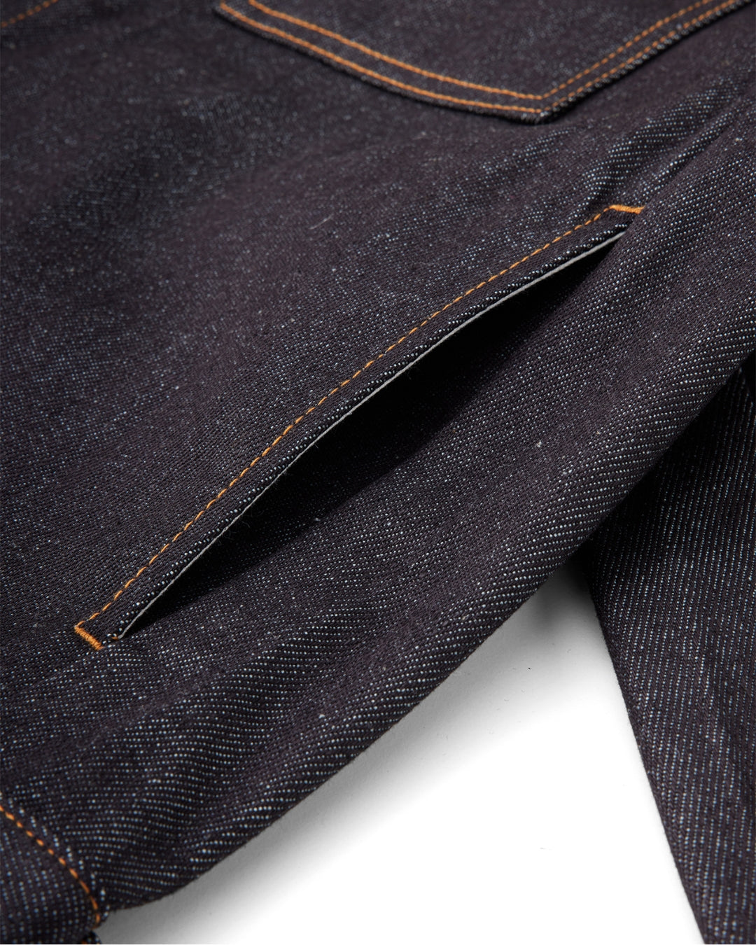 Raw Denim Jacket (Blue Black)