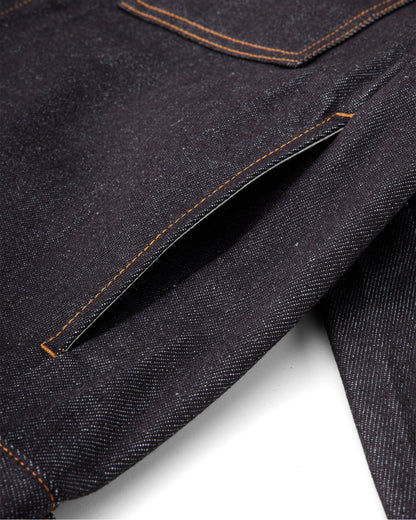 Raw Denim Jacket (Blue Black)