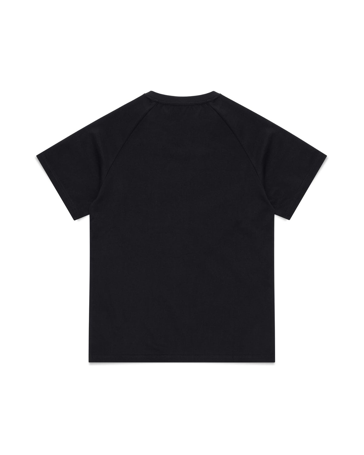 Fitted Raglan Tee (Black)