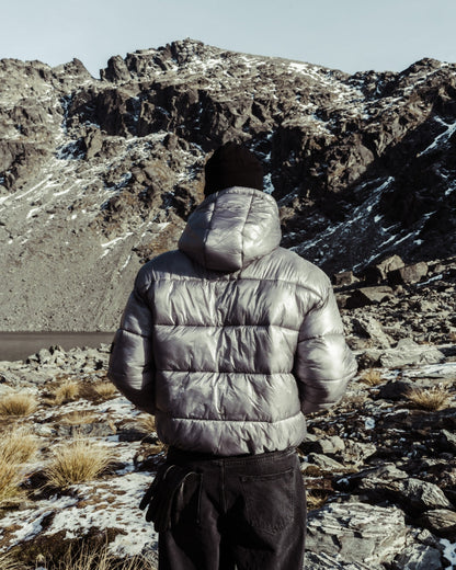 Puffer Jacket (Silver)