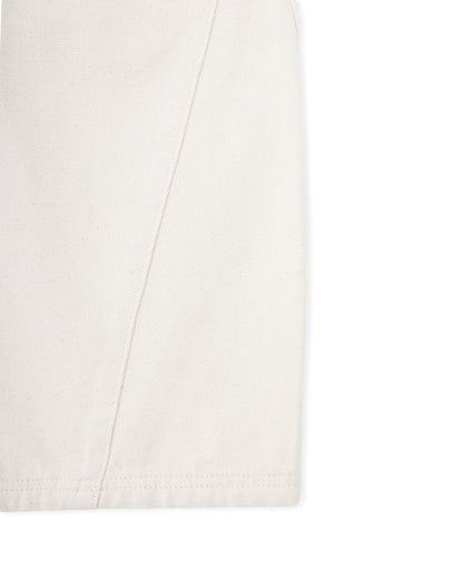 Baggy Panel Shorts (Ecru)