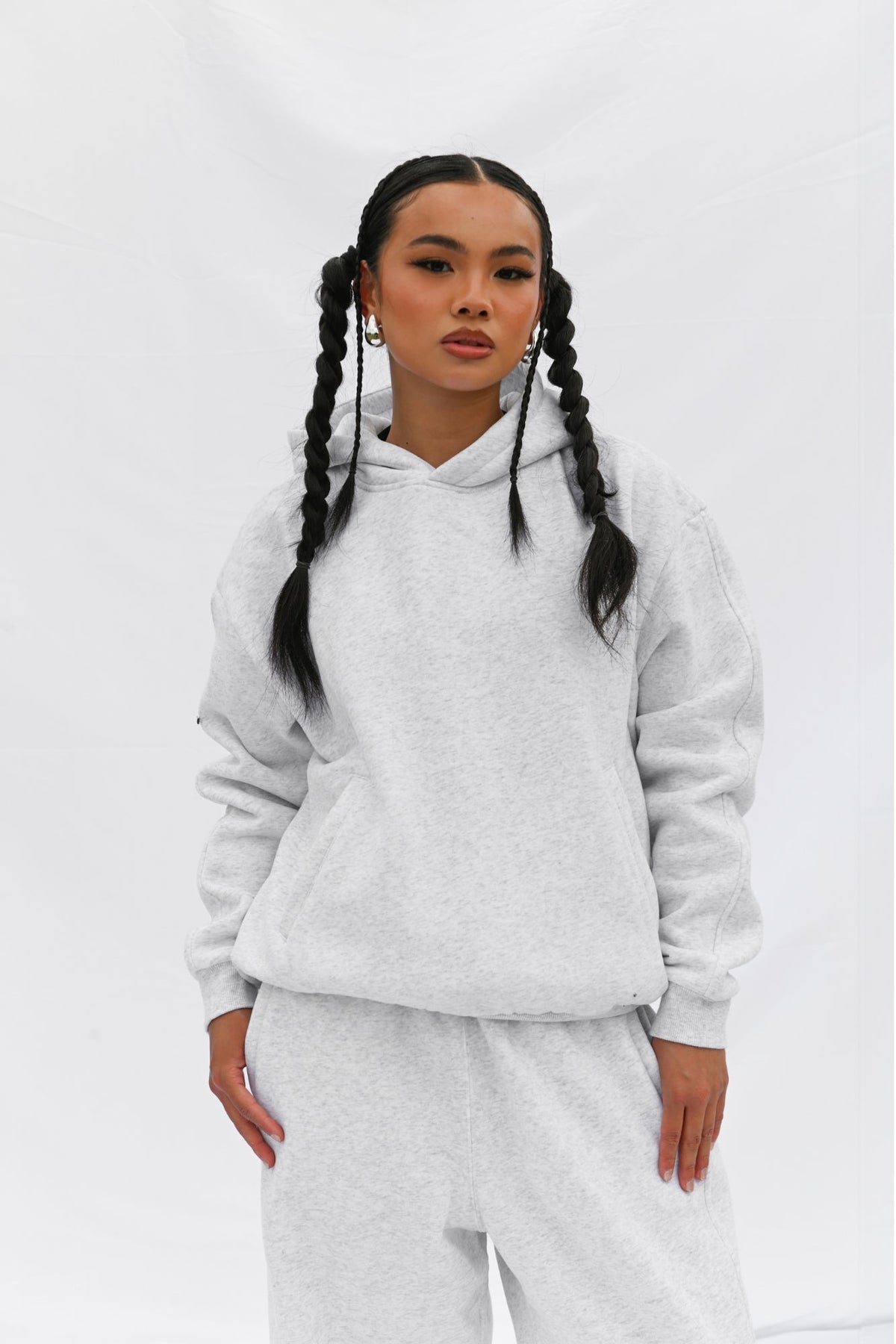 Essentials Hoodie (Marle White)